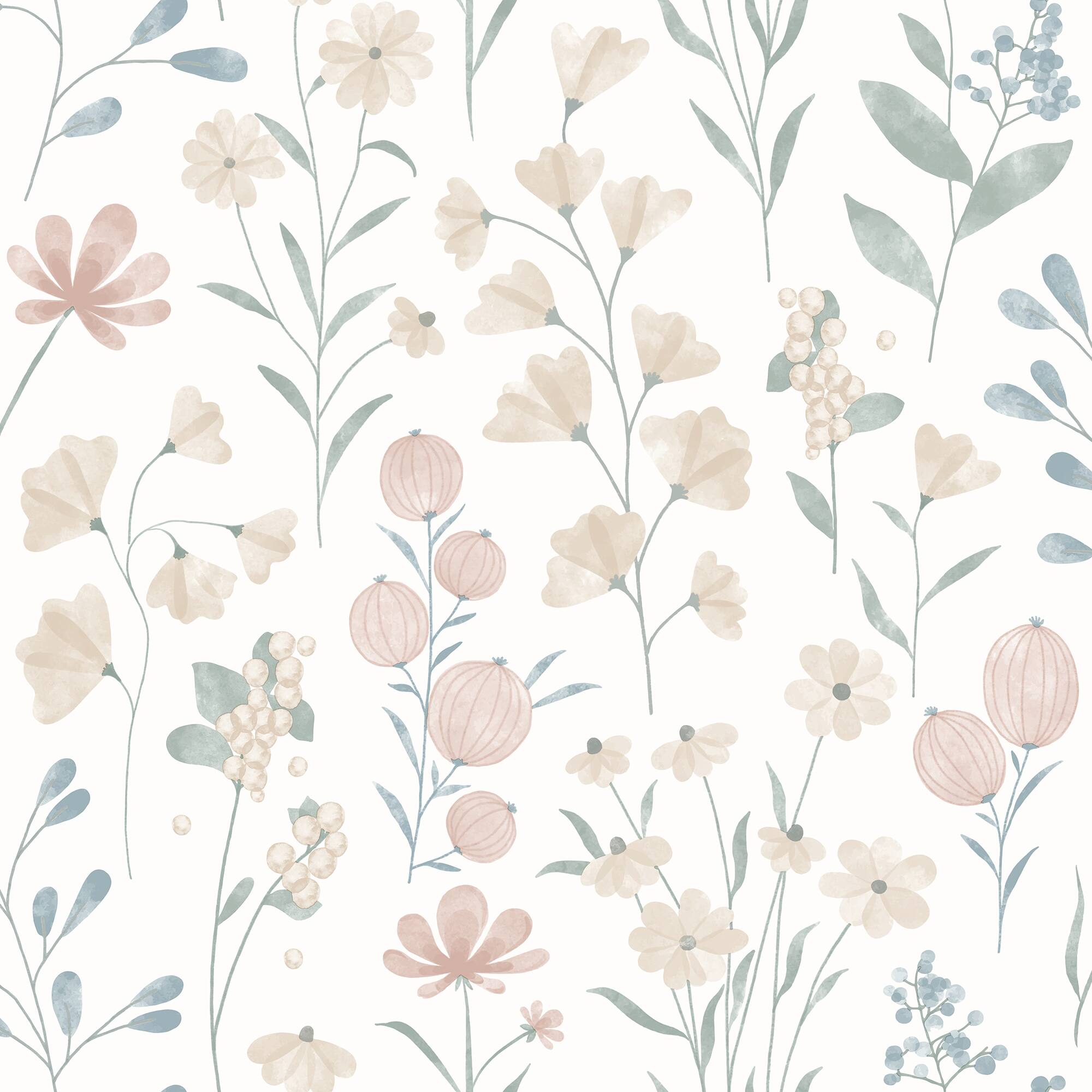 Designs Direct Floral Candy Wallpaper